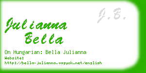 julianna bella business card
